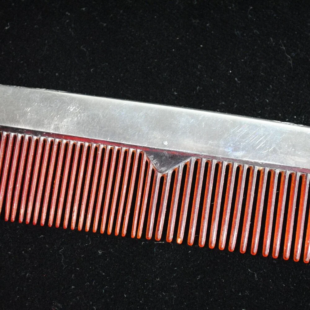 Antique Webster Sterling Silver Comb